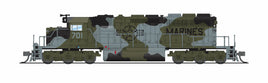 N Broadway Ltd EMD SD40-2 USMC Fantasy Scheme No-Sound/DCC-Ready 9495