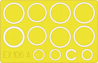 1/48 Eduard Paint Mask for REVELL/MONOGRAM B-17G EX106