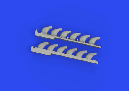 1/72 Eduard Bf 109F/G exhaust stacks PRINT for EDUARD 672325