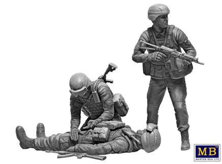 1/35 Master Box Russian-Ukrainian War Series: Kit No. 8 Ukrainian Military Medics 35231