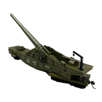HO Rock Island US Army Big Gun with Crank (Raise/Lower) 32163