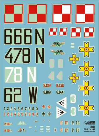 1/48 Arma Hobby PZL P.11c Expert Plastic Model Kit 40001