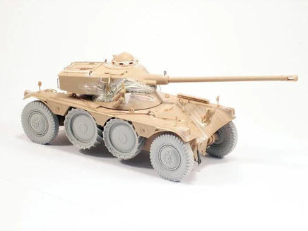 Model tank on a white background