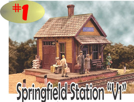 O Scale Bar Mills Springfield Stations V1 - 0264 - MPM Hobbies