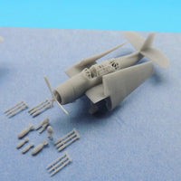 1/350 Black Cat Models Grumman Avenger TBM, folded wings (x6) AC350143B