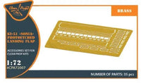 1/72 Clear Prop Ki-51 Sonia (All Versions) PE Landing Flaps for CP Kits CP72011/CP72012/CP72013 A72007