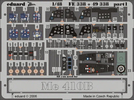 1/48 Eduard Me 410B for REVELL/MONOGRAM FE338