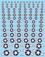 1/72 Fundekals Stars & Bars Red Surround 72009