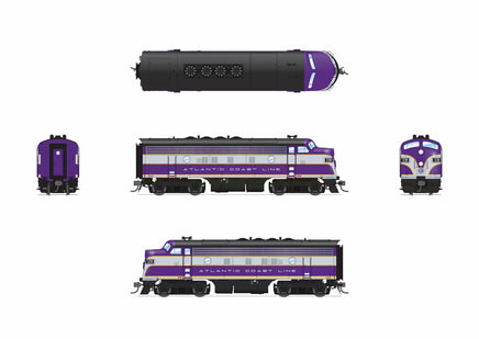 HO Broadway Ltd EMD F3 A/B ACL 339/339B Purple & Silver A-Unit Paragon4 Sound/DC/DCC Unpowered B 9650