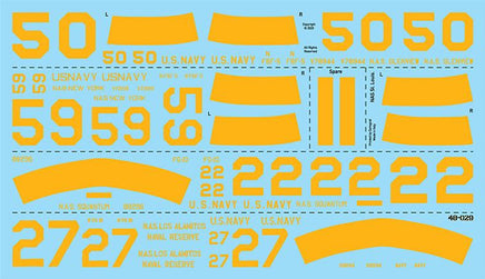 1/48 Fundekals USNR CORSAIRS & HELLCATS 48029