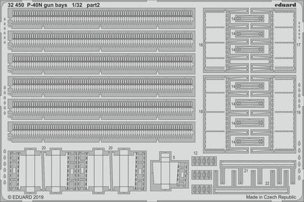 1/32 Eduard P-40N Gun Bays for Trumpeter 32450