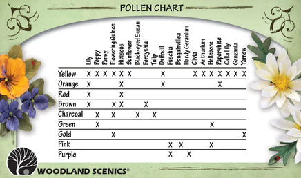 Woodland Paper Flower Pollen - Orange T4646