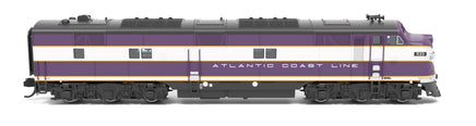 N Broadway Ltd EMD E7A ACL 536 Purple & Silver, Paragon4 Sound/DC/DCC 8761