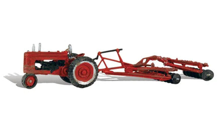 HO Woodland Tractor & Disc 5564 - MPM Hobbies