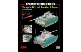 1/35 Ryefield Models Pz.Kpfw.IV J Mit Panther F Turret Upgrade Set 2011