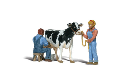 G Woodland Scenic Accents Milkin' Ol' Bessie A2553