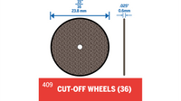Dremel 15/16" Cutting Wheels (36 Pack) 409
