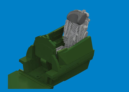 1/72 Eduard MiG-21 seat w/ integral belts 3D 672418