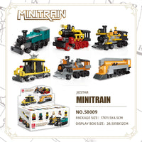Jie-Star Assorted Mini Train Building Block Model (6 Set) 58009
