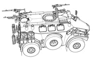 1/72 ACE Model M3 Wheeled Armoured Personnel Carrier (4x4) 72463