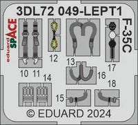 1/72 Eduard F-35C Space for ITALERI 3DL72049