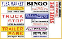 N/HO Miller Engineering Arrow Multi-Graphic Sign 7482 - MPM Hobbies