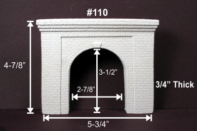 HO Monroe Tunnel Portal Cut Stone Single-Track #110