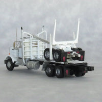 N Trainworx White Kenworth W900 Log Truck 49082
