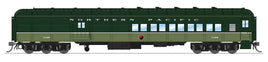 HO Broadway Ltd NP Coach-Baggage Combine #1195 Loewy Two-Tone Green 9119 - MPM Hobbies