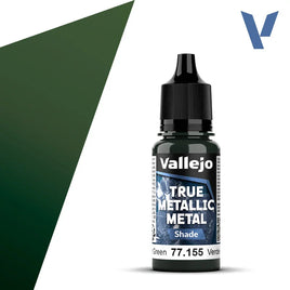 Vallejo True Metallic (Shade) Amber Green 18ml 77.155
