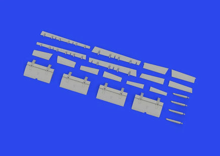 1/48 Eduard Su-25 flaps and slats PRINT for ZVEZDA 648928