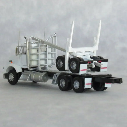 N Trainworx White Kenworth T800 Log Truck 48082