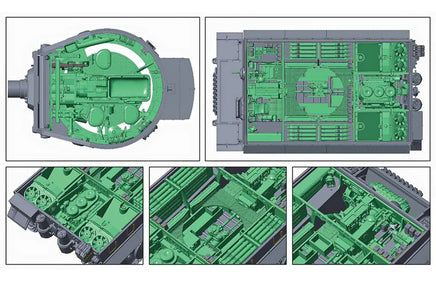 1/35 Ryefield Models Pz.Kpfw.VI Ausf. E Early Production Tiger I w/Full Interior 5003