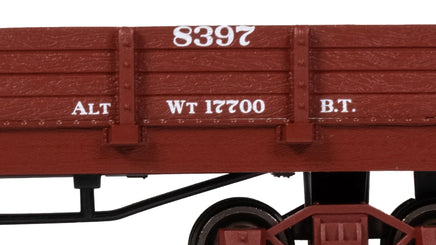 HO Bachmann Old Time Gondola - Pennsylvania Railroad #8397 - 15406