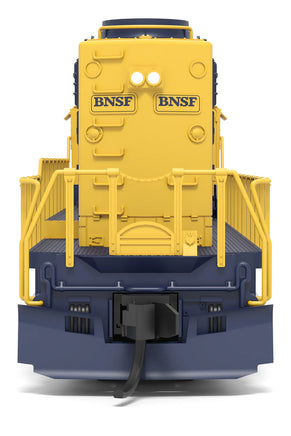 N Broadway Ltd EMD SD40-2 BNSF 1614 ATSF Blue/Yellow w/ Patch No-Sound/DCC-Ready 9480