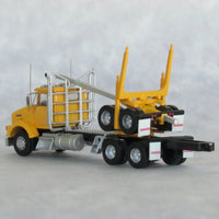 N Trainworx Yellow Kenworth T800 Log Truck 48085