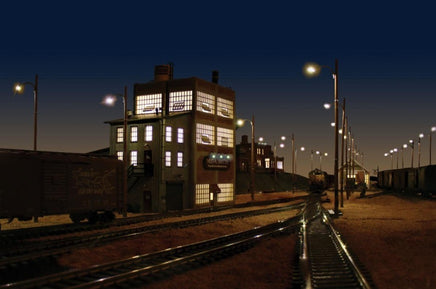 O Woodland Wooden Pole Street Lights 5646