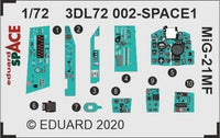1/72 Eduard MiG-21MF SPACE for EDUARD 3DL72002