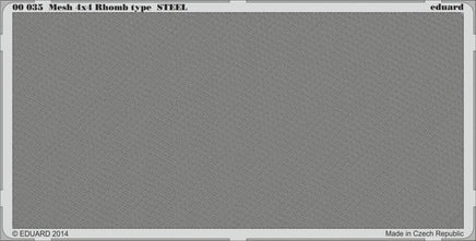 Eduard Mesh 4x4 Rhomb Type Steel 00035