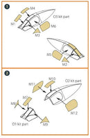 1/48 Clear Prop XA2D-1 Skyshark Paint Mask A48003