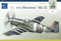 1/72 Arma Hobby P-51 C Mustang Mk. III Model Kit 70039