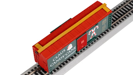 HO Bachmann 40' Box Car - Claus Candy Cane Co. 17007