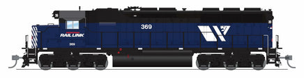 HO Broadway Ltd EMD SD45 MRL 368 Blue w/ "W" Logo (2000-2015) No-Sound/DCC-Ready 9818