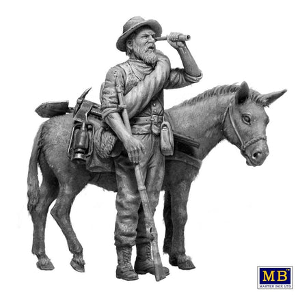 1/35 Master Box The Wild West. Gold Fever Series Kit No. 1 Gold-Digger 35233