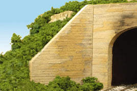 HO Monroe Wings Walls Board-Formed Concrete #126