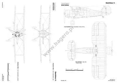 Kagero Publishing Gloster Gladiator Mk.I, I Trop, II, II Meteo, Sea Gladiator, J-8 Book 07094