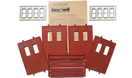 HO DPM Two-Story Rectangular 2 High Window 30139