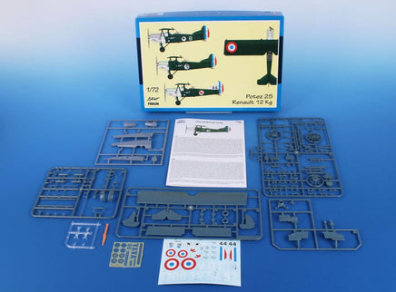 1/72 Azur Potez 25 Renault 12 Kg Plastic Model Kit FR0053