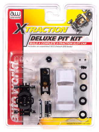 HO Auto World X-Traction Deluxe Pit Kit (1972 Datsun 510) TRX135