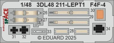 1/48 Eduard F4F-4 SPACE for ACADEMY kit 3DL48211